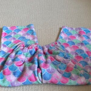 Colorful Mermaid Scale Kids Pajama Bottoms